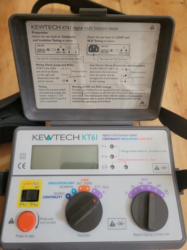 Kewtech kt61 multifunction - kewtech,