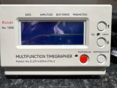 Weishi 1000 timegrapher - no.,