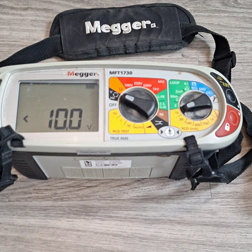 Megger mft 1730 tester with - megger,