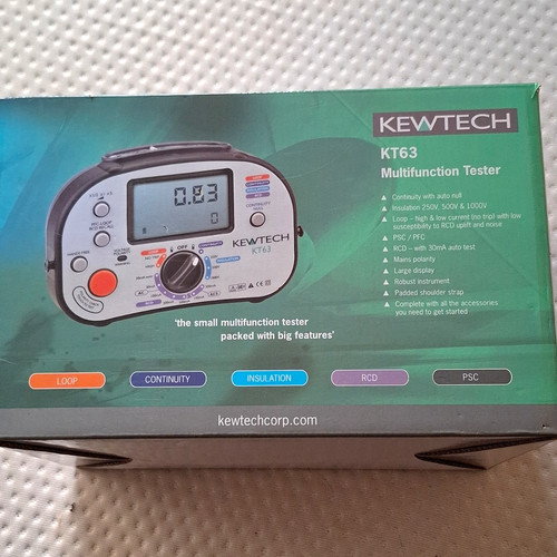 Kewtech kt63 multifunction - kewtech,
